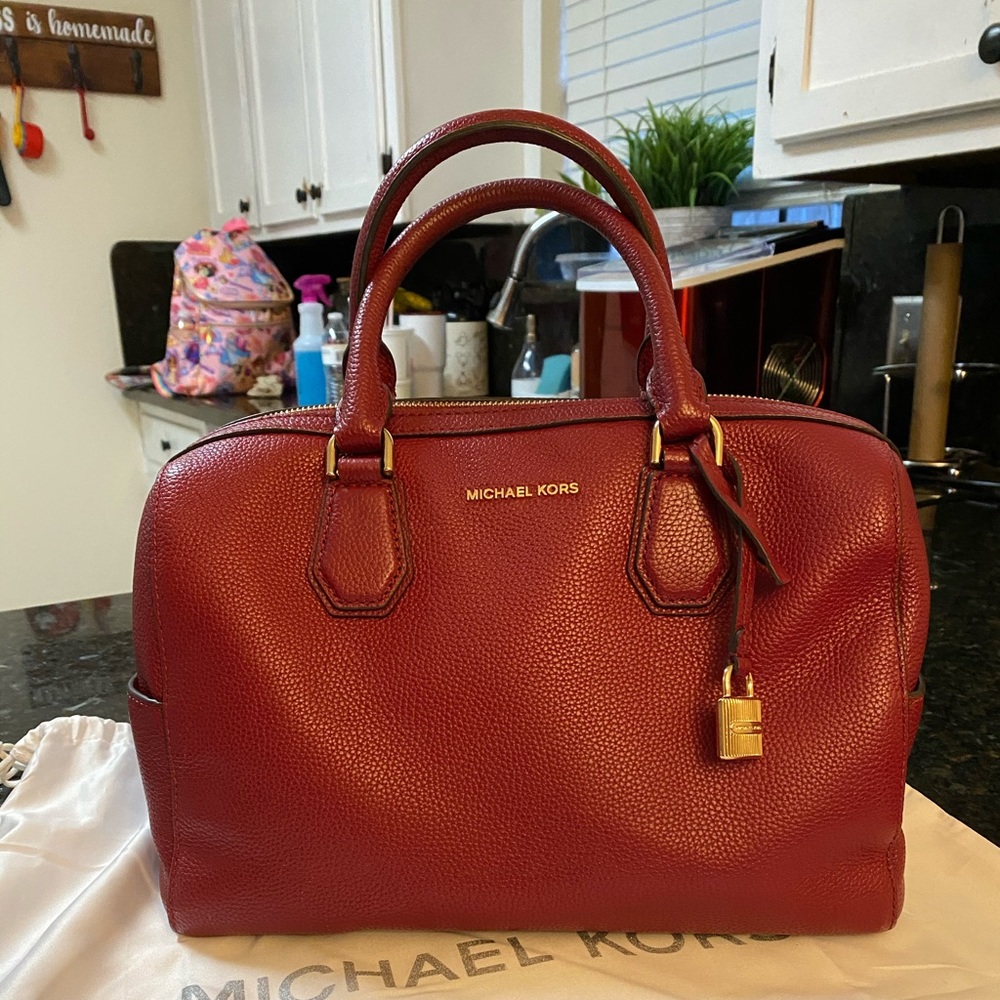 Red Michael kors Purse
